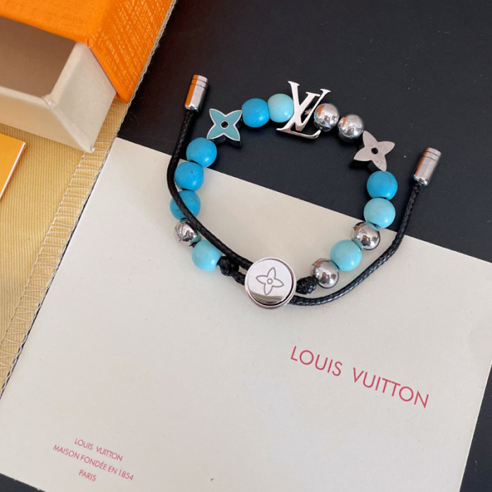 LV Beads turquoise Bracelet FZXL006