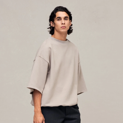 Fear of God Overlapped 3/4 Sleeve Sweatshirt FZWY051