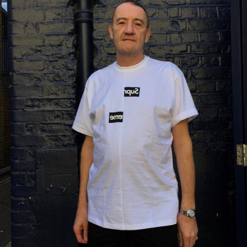 Supreme x CDG 18FW Split Box Logo Tee FZTX663
