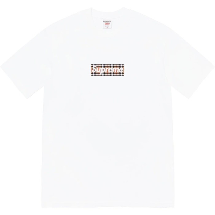Supreme 22SS Burberry Box Logo Tee FZTX317