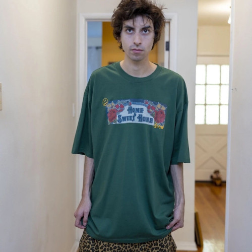 DREW HOUSE green tee FZTX768