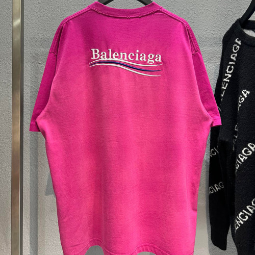 Balenciaga POLITICAL CAMPAIGN embroidery tee FZTX1113