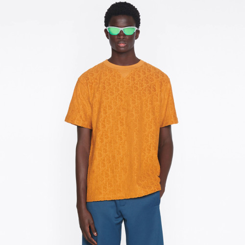 Dior Oblique orange tee FZTX1136