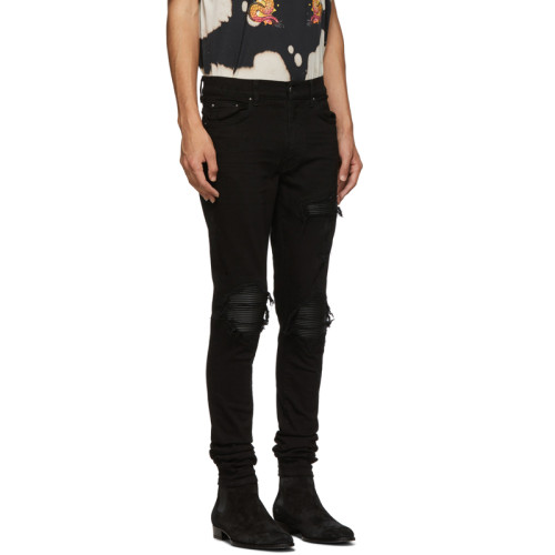 Amiri leather black jeans FZKZ248