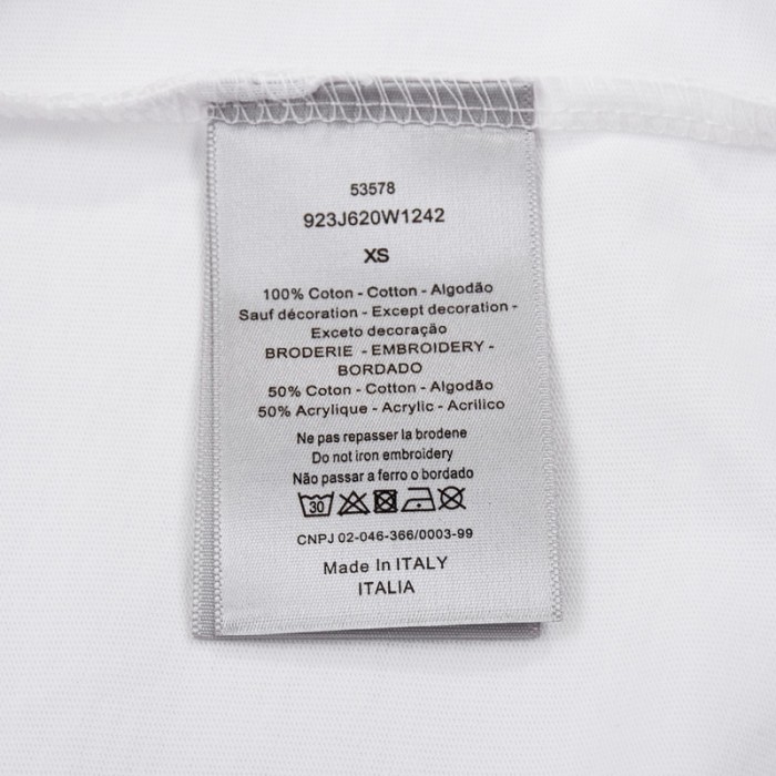 Dior CD 1947 embroidery tee FZTX1231