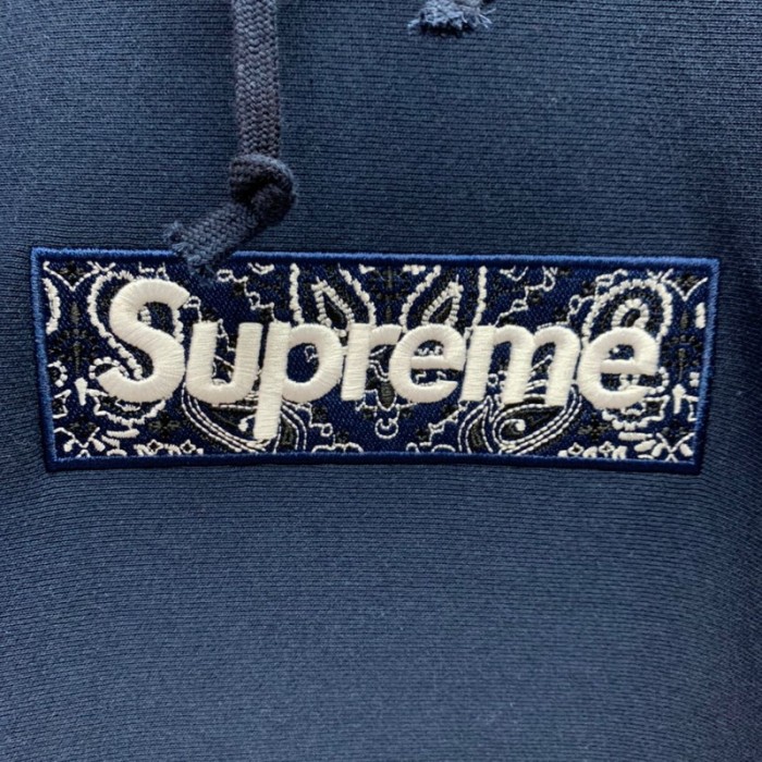 SUPREME Bandana Box Logo Hooded Sweatshirt FZWY196