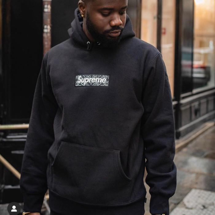SUPREME Bandana Box Logo Hooded Sweatshirt FZWY196