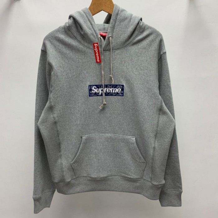 SUPREME Bandana Box Logo Hooded Sweatshirt FZWY196