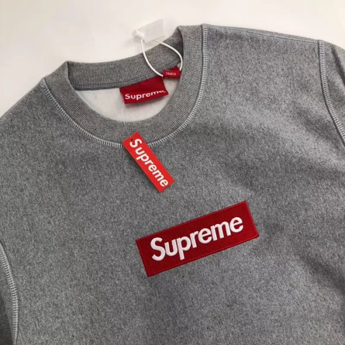 18FW+15FW Supreme box logo crewneck HFLSWY243