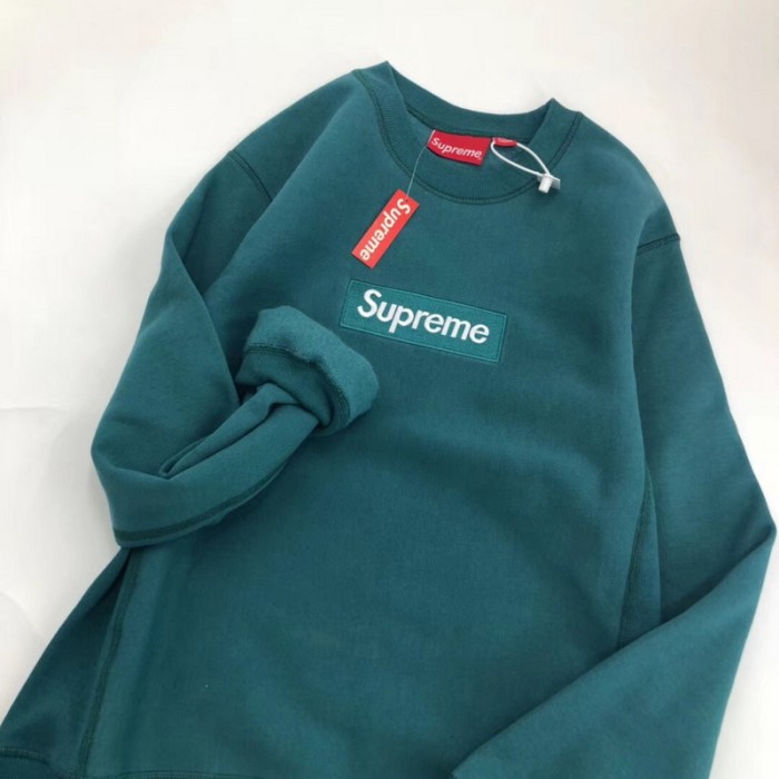 18FW+15FW Supreme box logo crewneck HFLSWY243