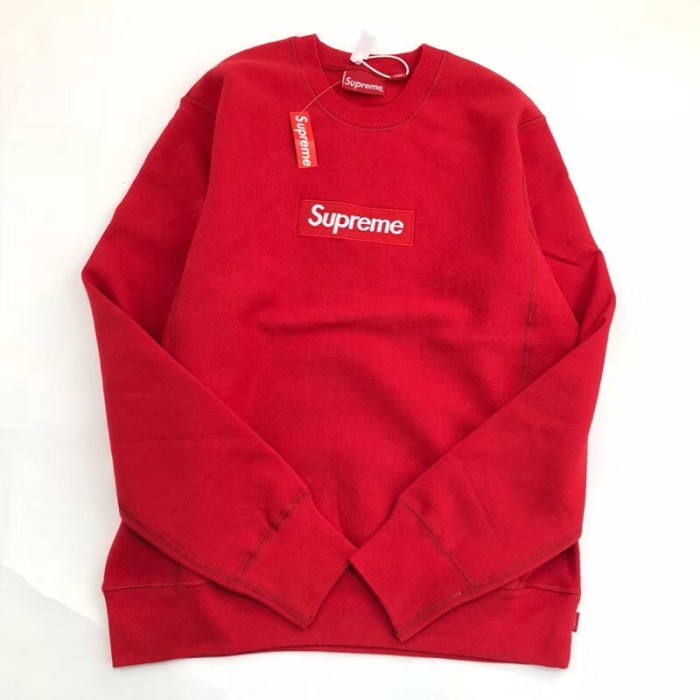 18FW+15FW Supreme box logo crewneck HFLSWY243