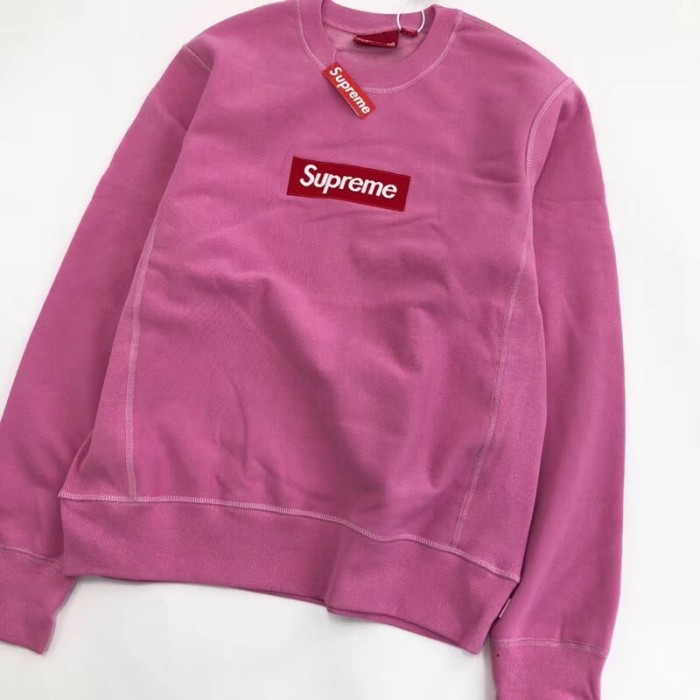 18FW+15FW Supreme box logo crewneck HFLSWY243