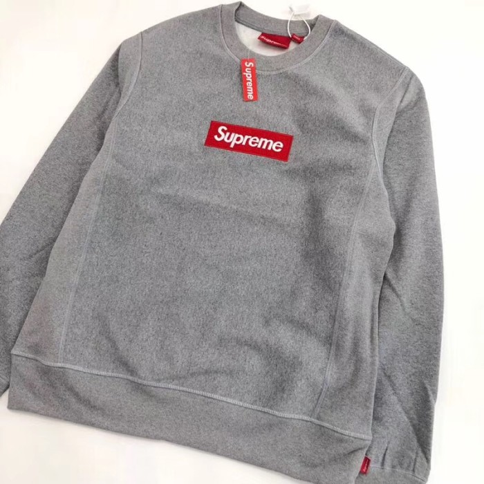 18FW+15FW Supreme box logo crewneck HFLSWY243
