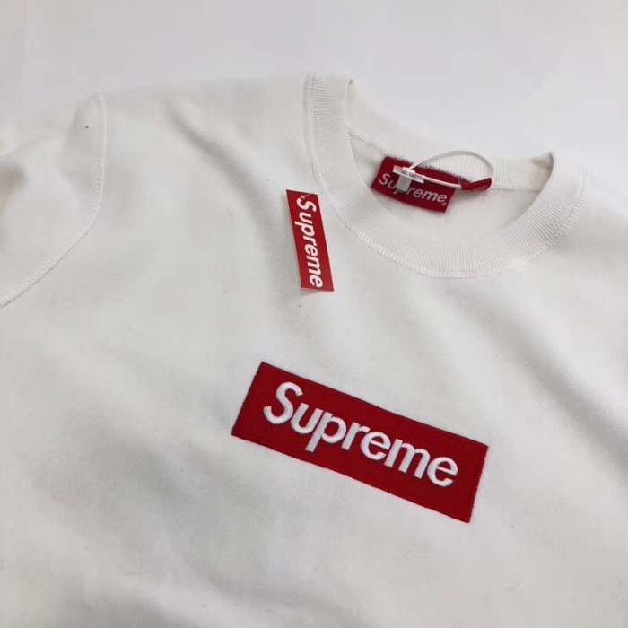 18FW+15FW Supreme box logo crewneck HFLSWY243