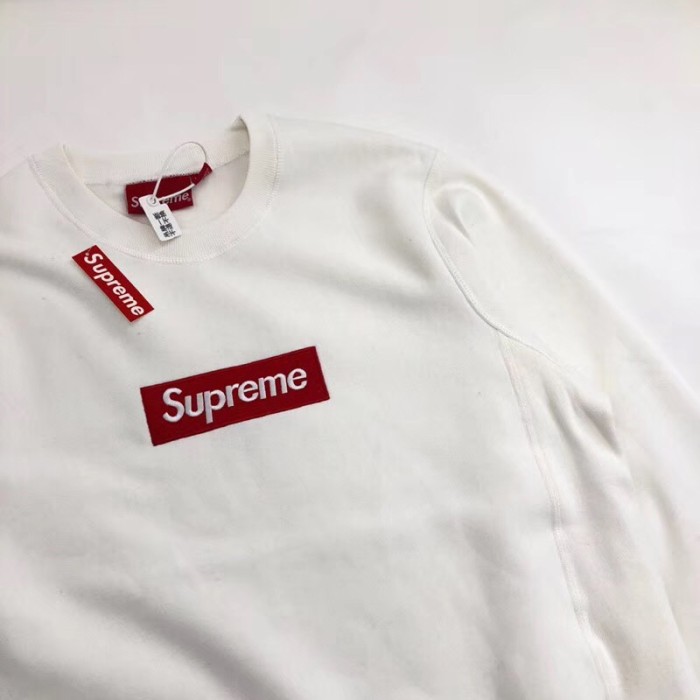 18FW+15FW Supreme box logo crewneck HFLSWY243