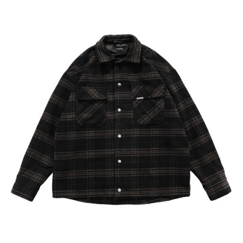 Represent 20FW TARTAN WOOL OVERSHIRT FZCS157