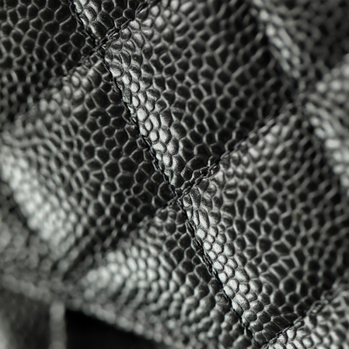 Chanel classic flap Medium Cowhide caviar FZBB025 15.5cm*25.5cm*6.5cm