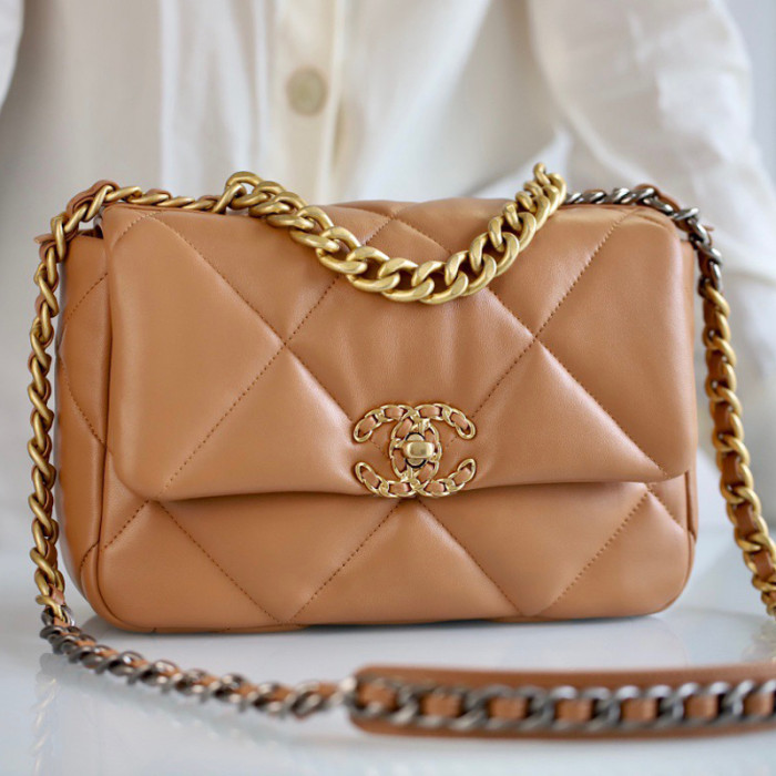 Chanel 19 bag Goat skin FZBB028 16cm*26cm*9cm