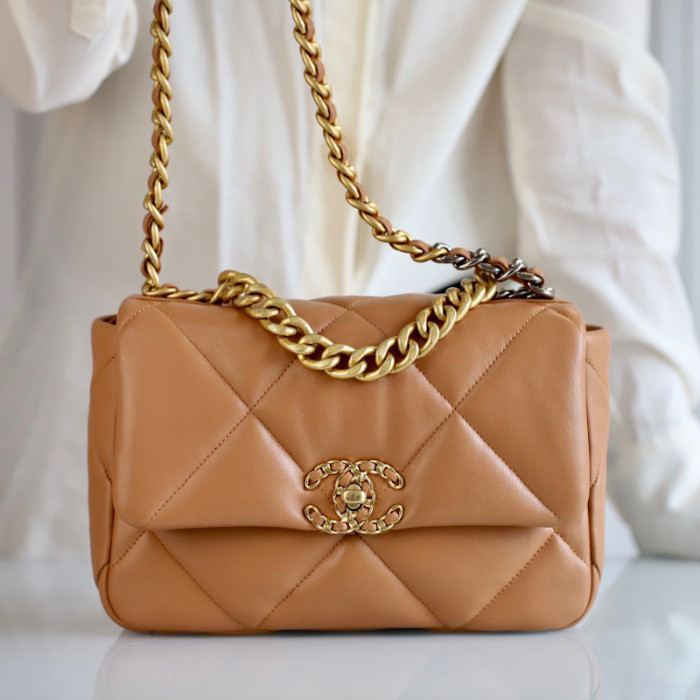 Chanel 19 bag Goat skin FZBB028 16cm*26cm*9cm