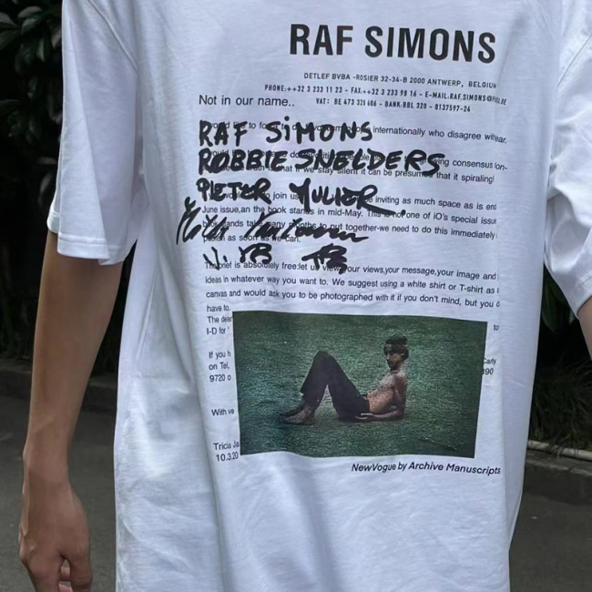 Raf Simons tee FZTX1555 