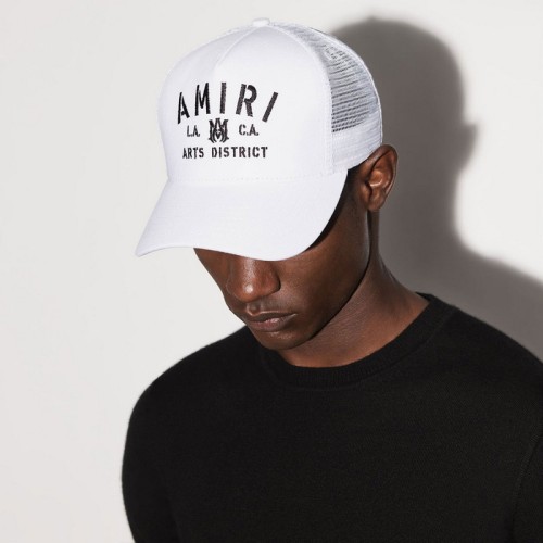 AMIRI Splash ink embroidery Baseball cap hat FZMZ086