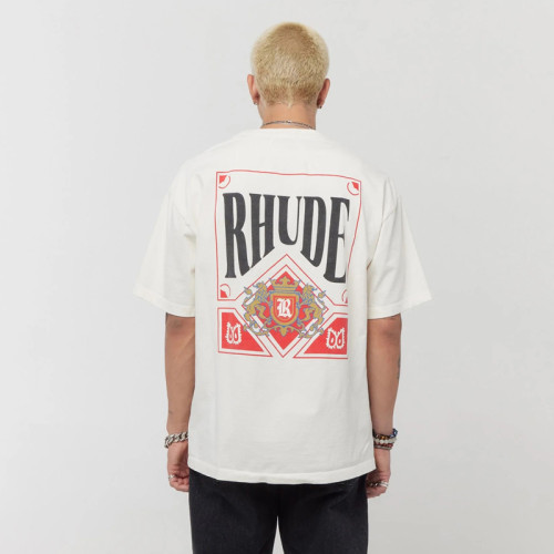 RHUDE VINTAGE CARD TEE FZTX1569