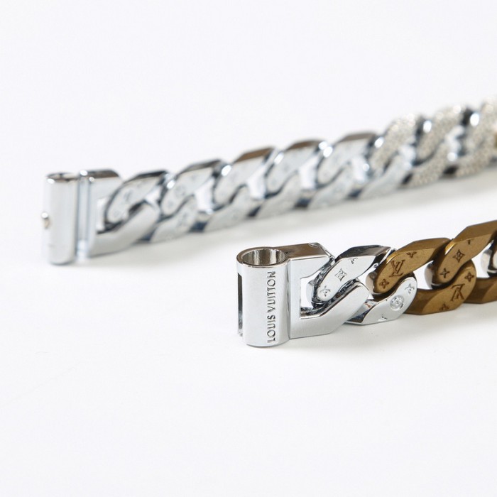 LV SOAPY chain links patches Bracelet necklace FZXL042