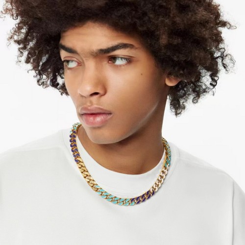 LV X NBA Chain Links Bracelet Necklace FZXL057