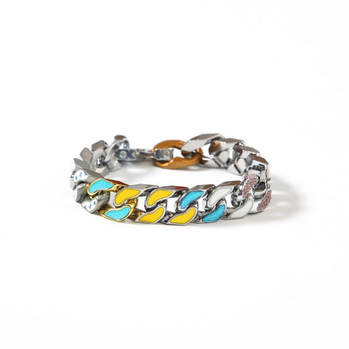 LV chain links patches Bracelet necklace FZXL049