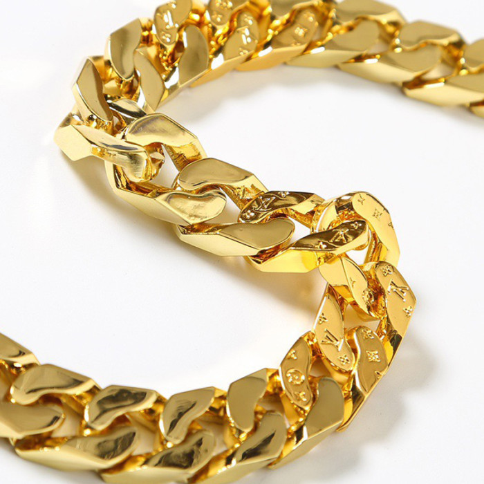 LV chain links Bracelet necklace FZXL054