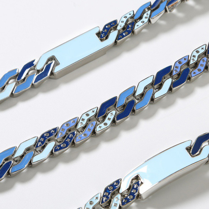 LV CUBAN CHAIN Bracelet necklace FZXL051