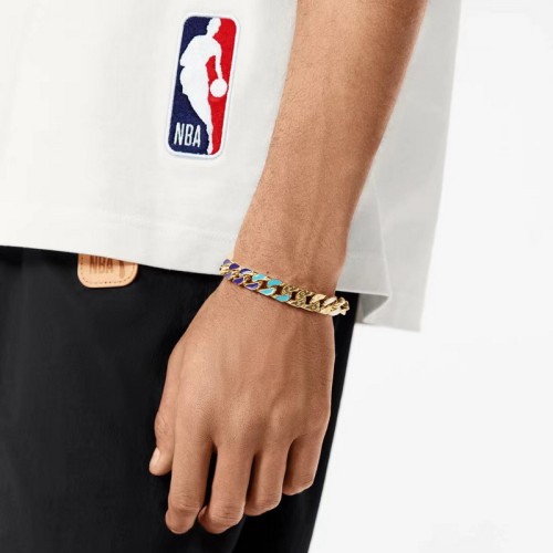 LV X NBA Chain Links Bracelet Necklace FZXL057