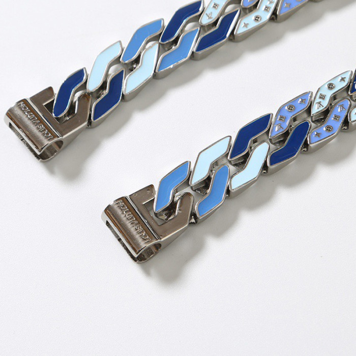 LV CUBAN CHAIN Bracelet necklace FZXL051