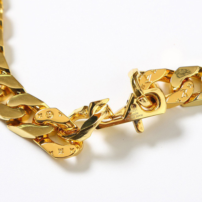 LV chain links Bracelet necklace FZXL054