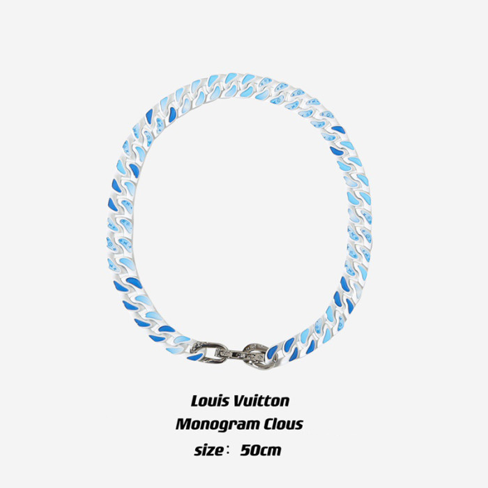 LV Monogram Clous Bracelet Necklace FZXL059