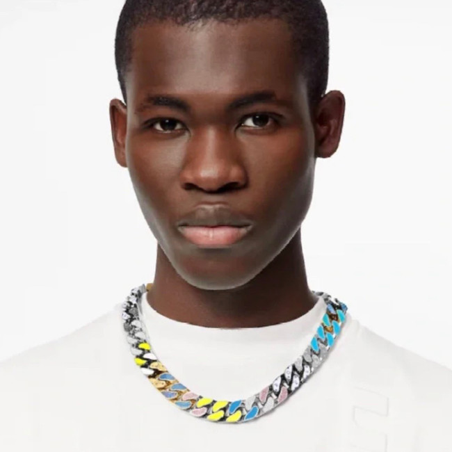 LV chain links patches Bracelet necklace FZXL049