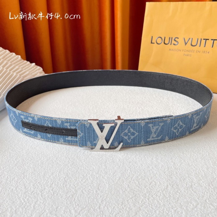 LV Monogram Denim cowhide 40MM BELT FZYD004
