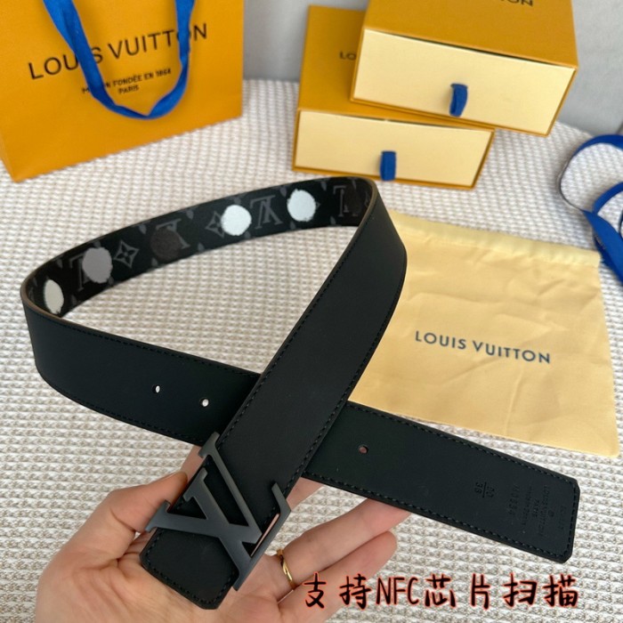 LV x YK LV INITIALES 40MM REVERSIBLE BELT FZYD002