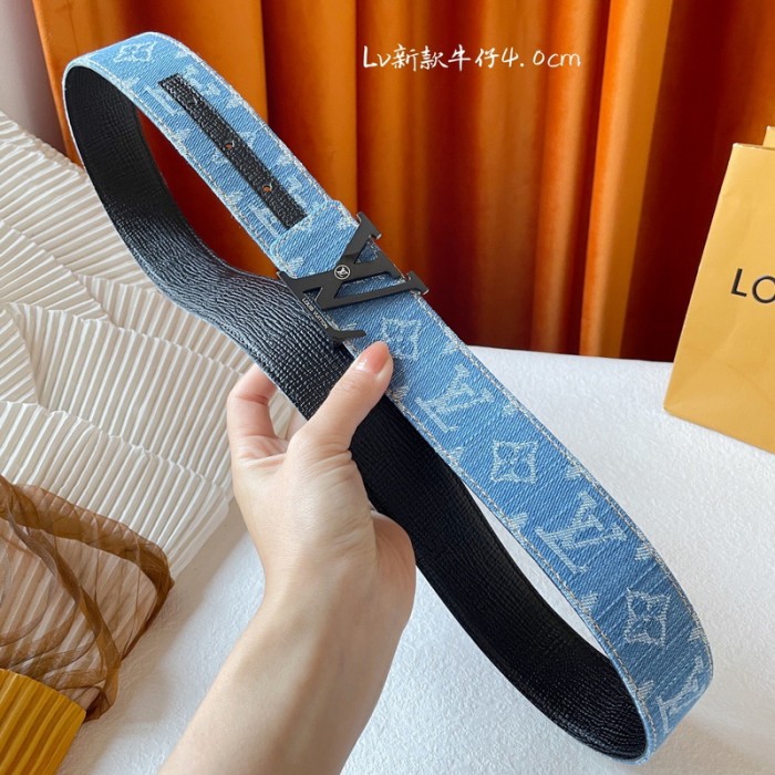 LV Monogram Denim cowhide 40MM BELT FZYD004