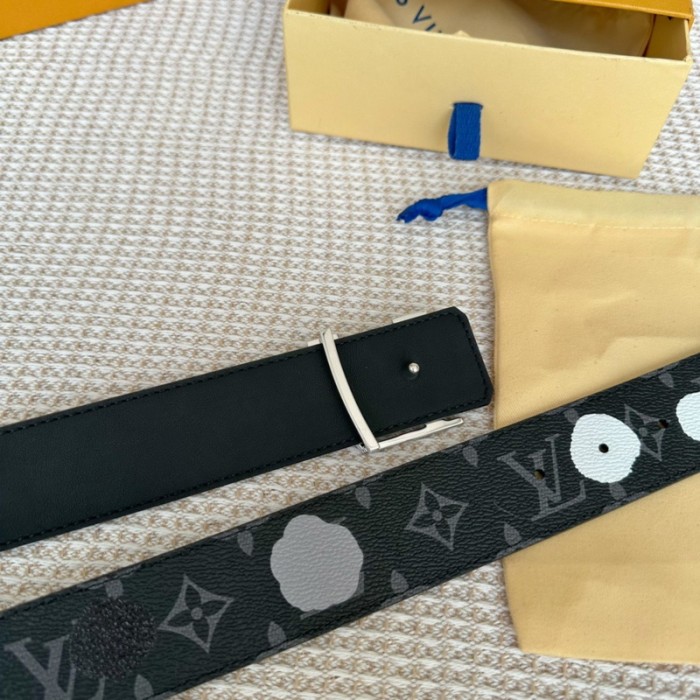LV x YK LV INITIALES 40MM REVERSIBLE BELT FZYD002