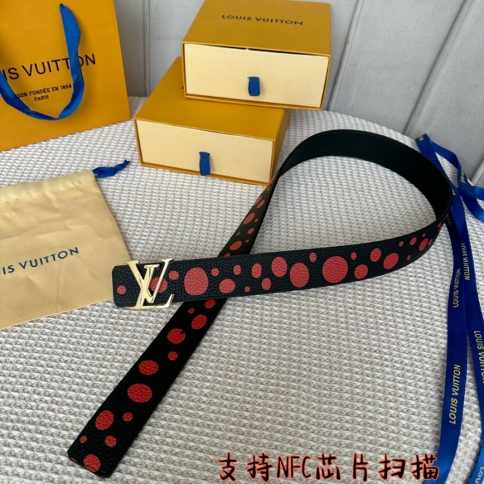 LV x YK LV INITIALES 40MM REVERSIBLE BELT FZYD001