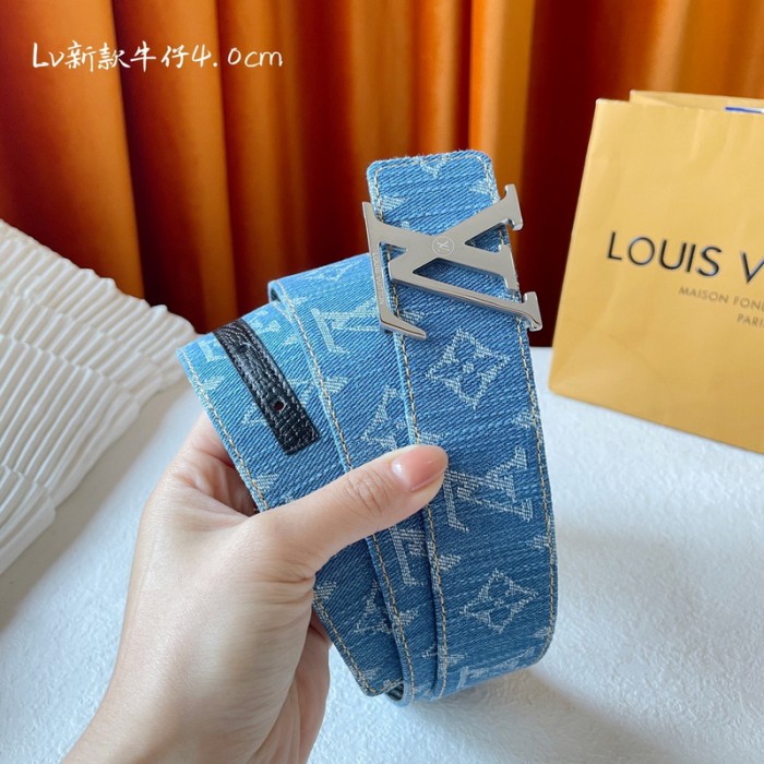 LV Monogram Denim cowhide 40MM BELT FZYD004