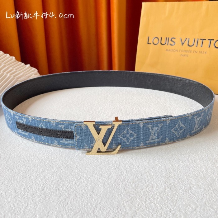 LV Monogram Denim cowhide 40MM BELT FZYD004