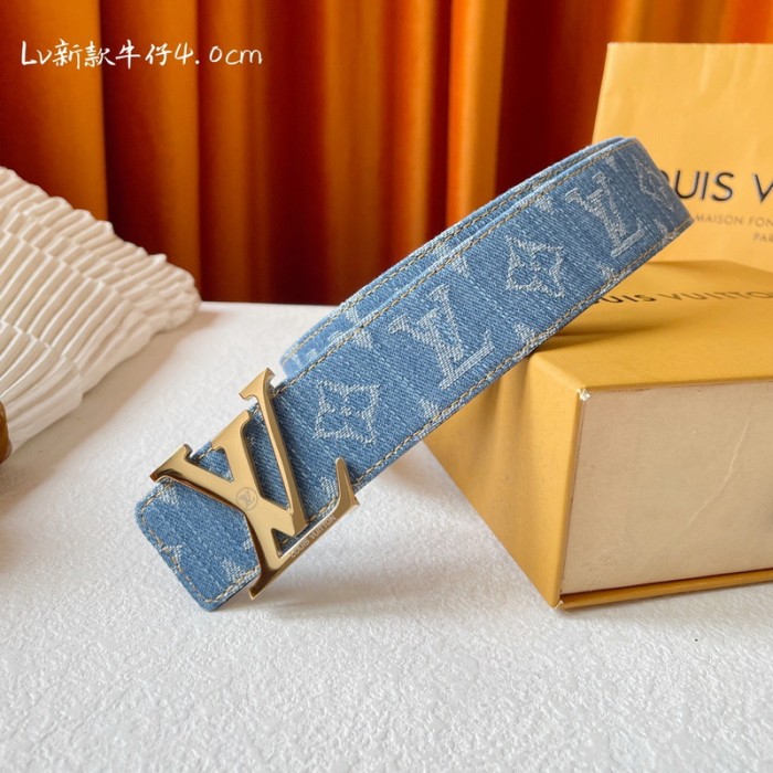 LV Monogram Denim cowhide 40MM BELT FZYD004