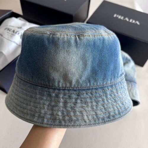 Prada Denim Fisherman's hat cap FZMZ106