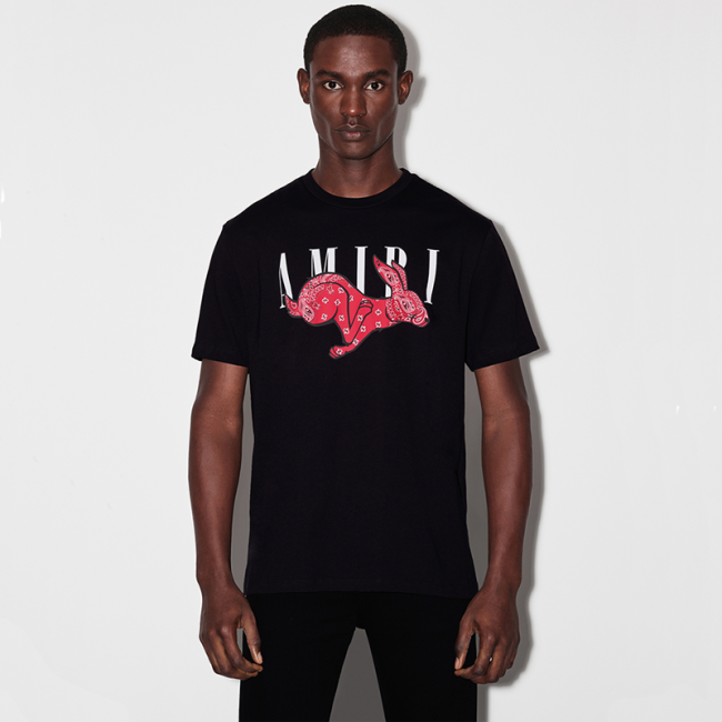 Amiri Cashew flower rabbit tee FZTX2237