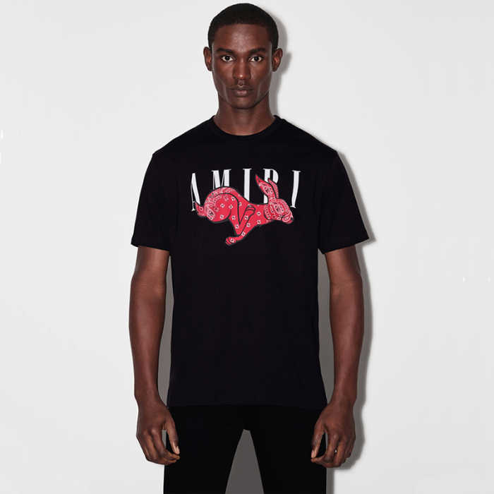 Amiri Cashew flower rabbit tee FZTX2237