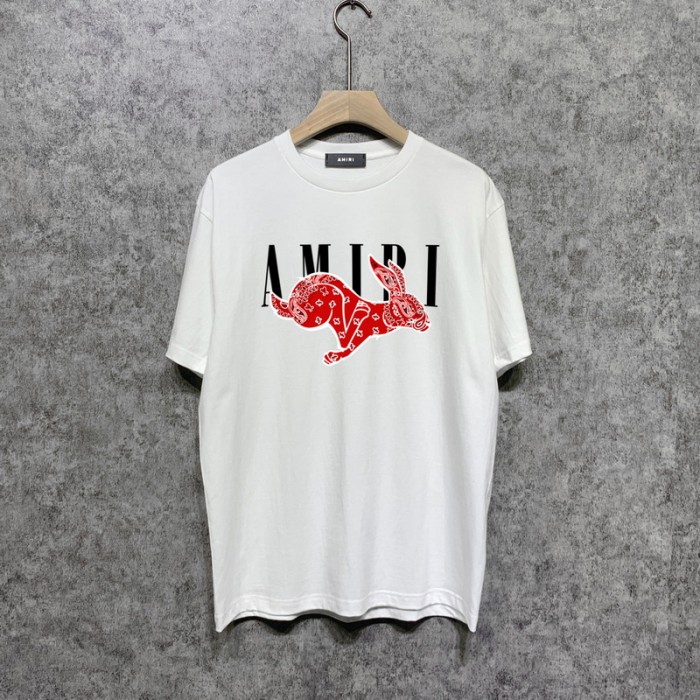Amiri Cashew flower rabbit tee FZTX2237
