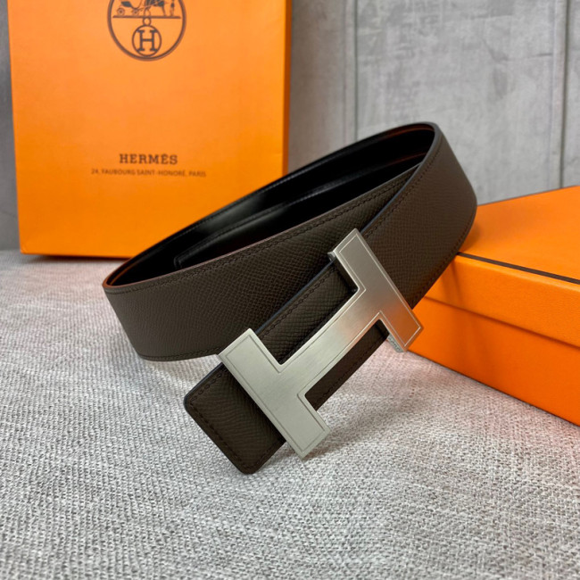 HERMES 38MM cowhide REVERSIBLE BELT FZYD030