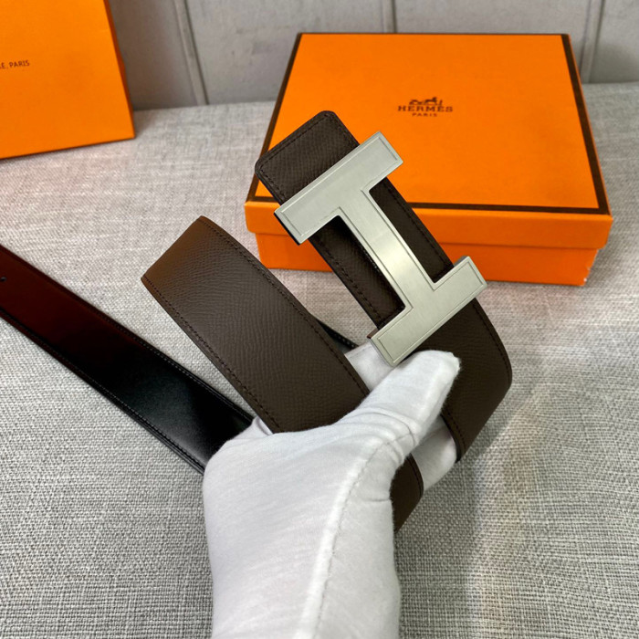 HERMES 38MM cowhide REVERSIBLE BELT FZYD030